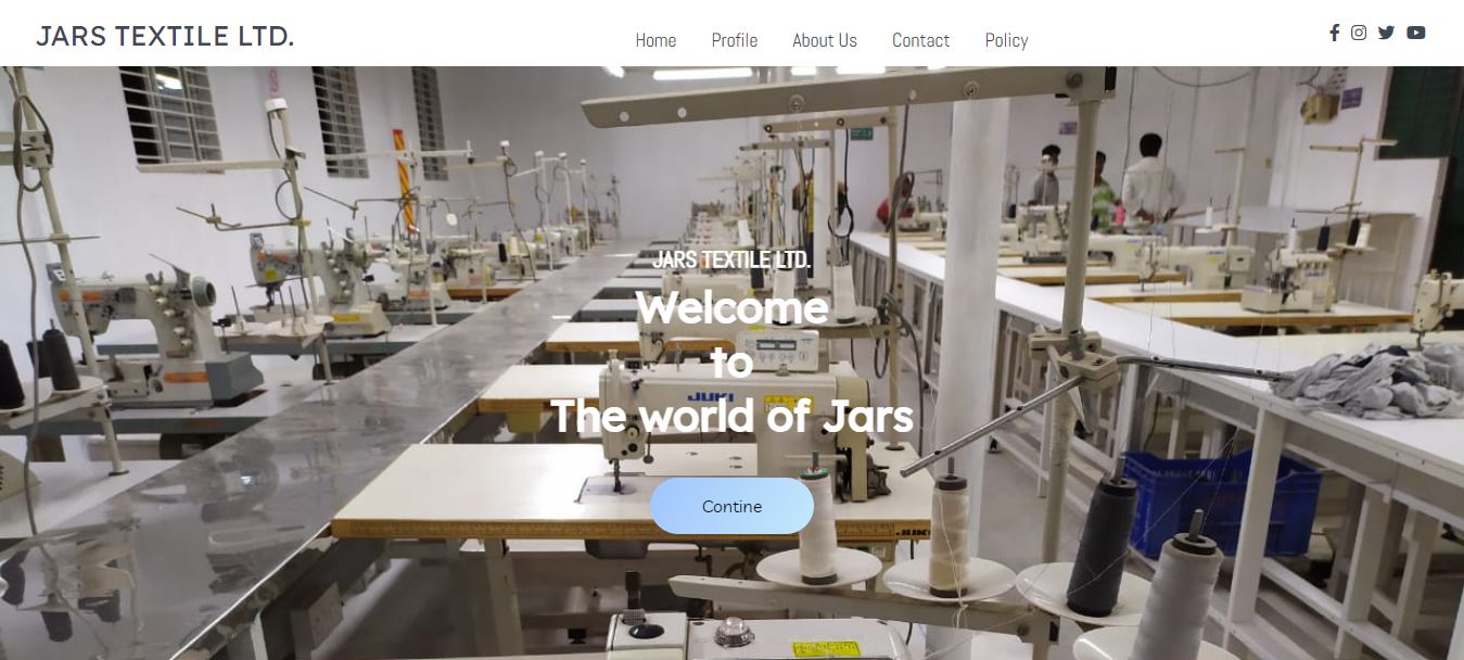 10+ Business Websites with HTML, CSS, and JavaScript - Textile Industry Website