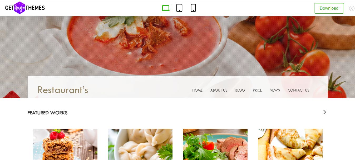 A Collection of 20+ Restaurant Website with HTML, CSS, and JavaScript - Restaurant Hugo