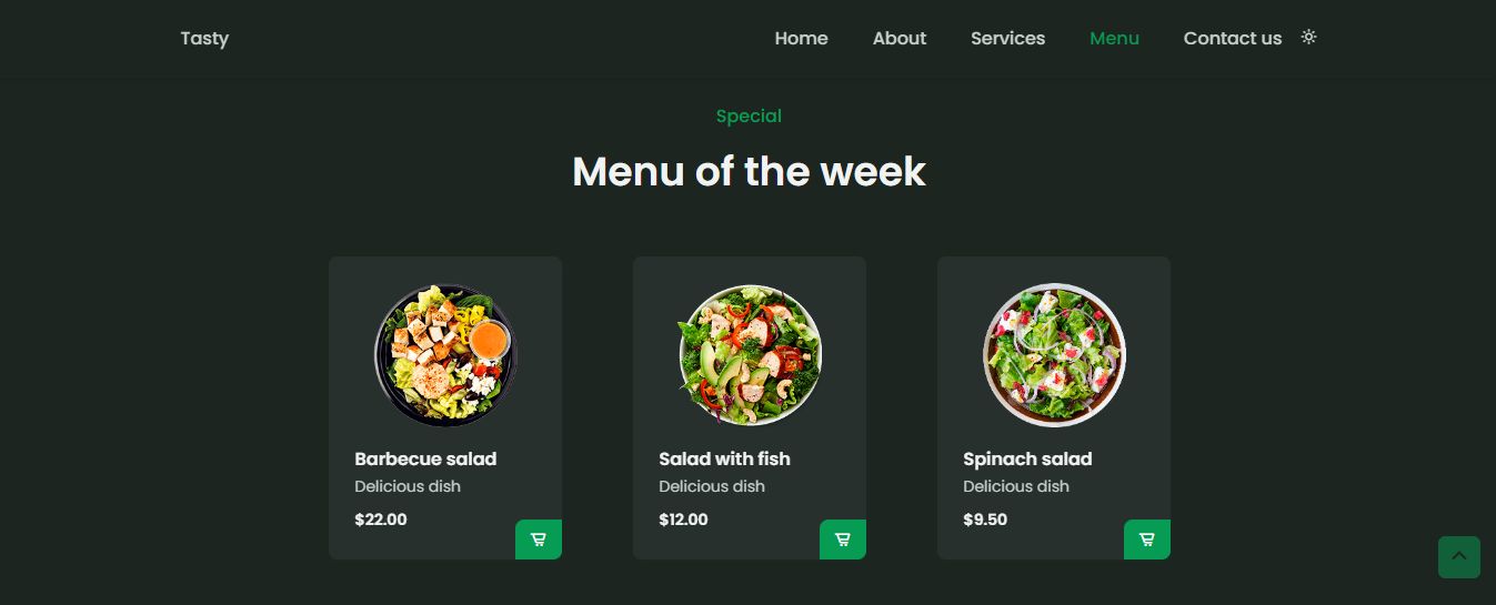 A Collection of 20+ Restaurant Website with HTML, CSS, and JavaScript - Dark and Light theme