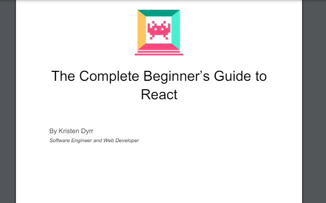 complete beginners guide to react