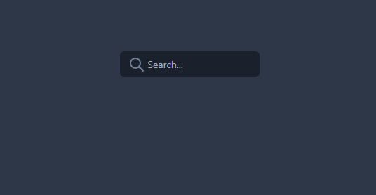 search input with integrated icon and button