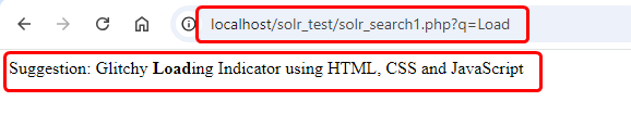 solr adding the suggestion feature