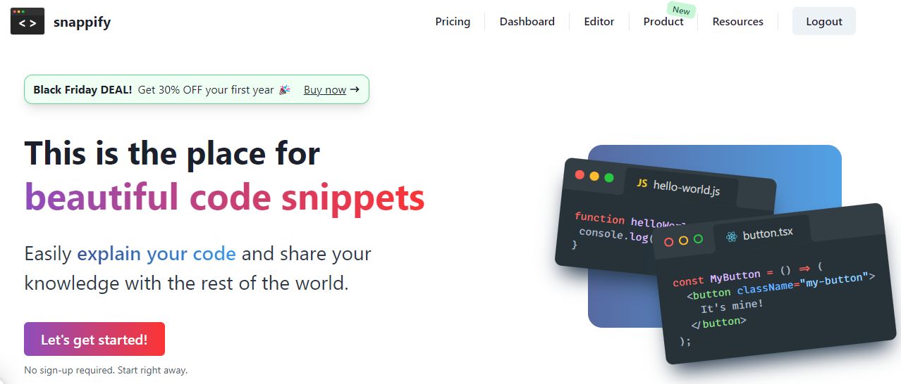 top 7 amazing websites to create beautiful images of your code in 2024/2025 - snappify.io