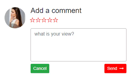 bootstrap 4 comment section