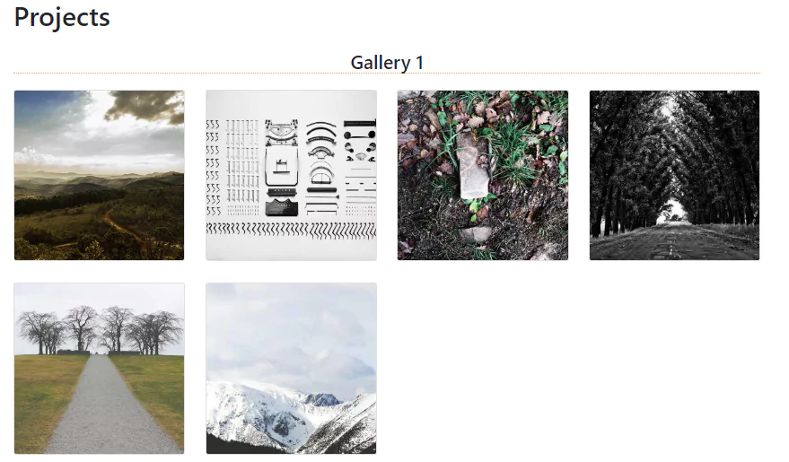 bootstrap 4 gallery and modals lightbox