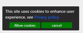bootstrap 5 floating cookie consent