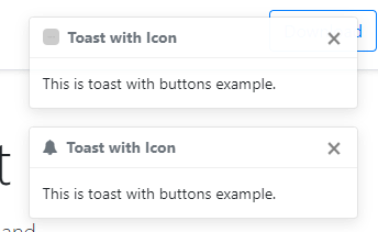 bootstrap advanced toast