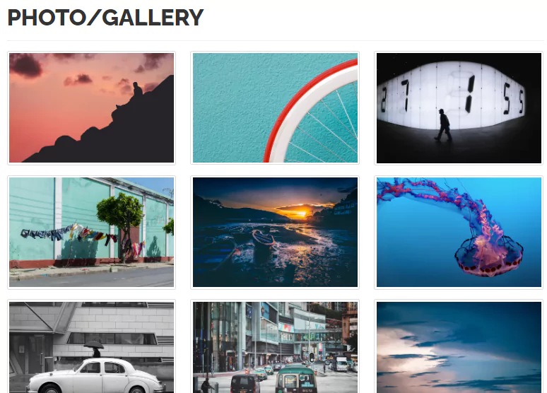 bootstrap lightbox image gallery