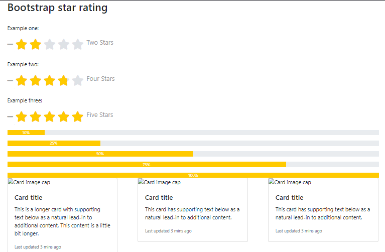 bootstrap star rating 1