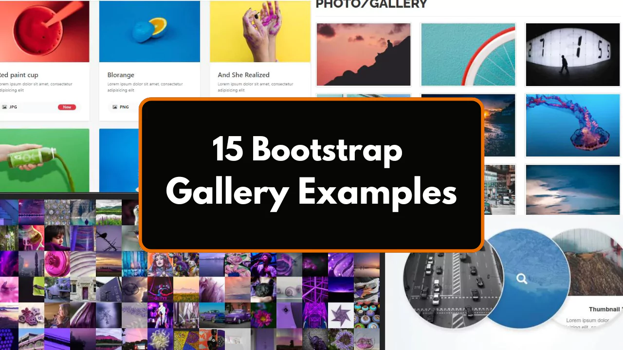 15+ Bootstrap Gallery Examples