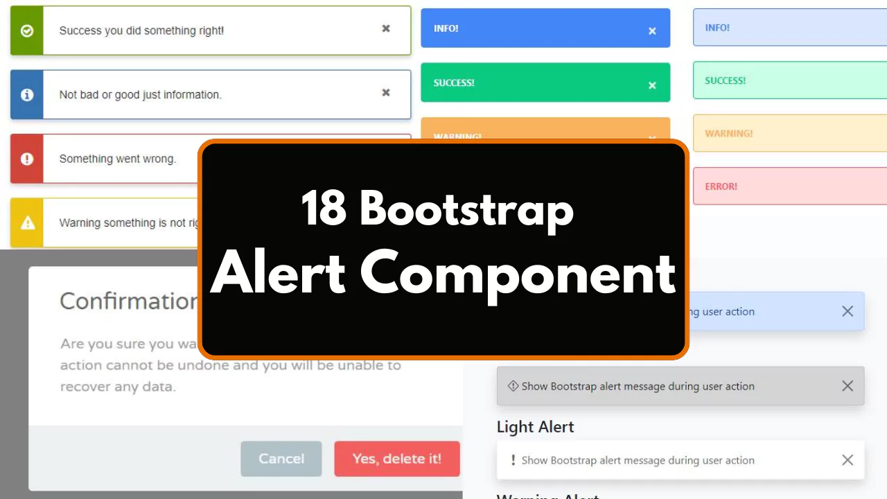 18 Bootstrap Alert Component Examples