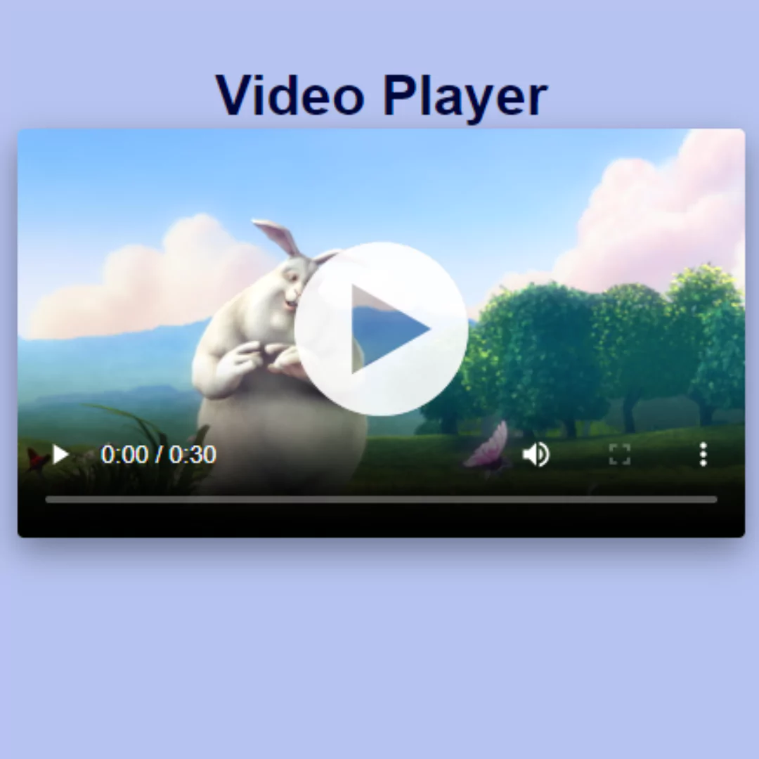 Build Your Own HTML5 Video Player with HTML, CSS, and JavaScript