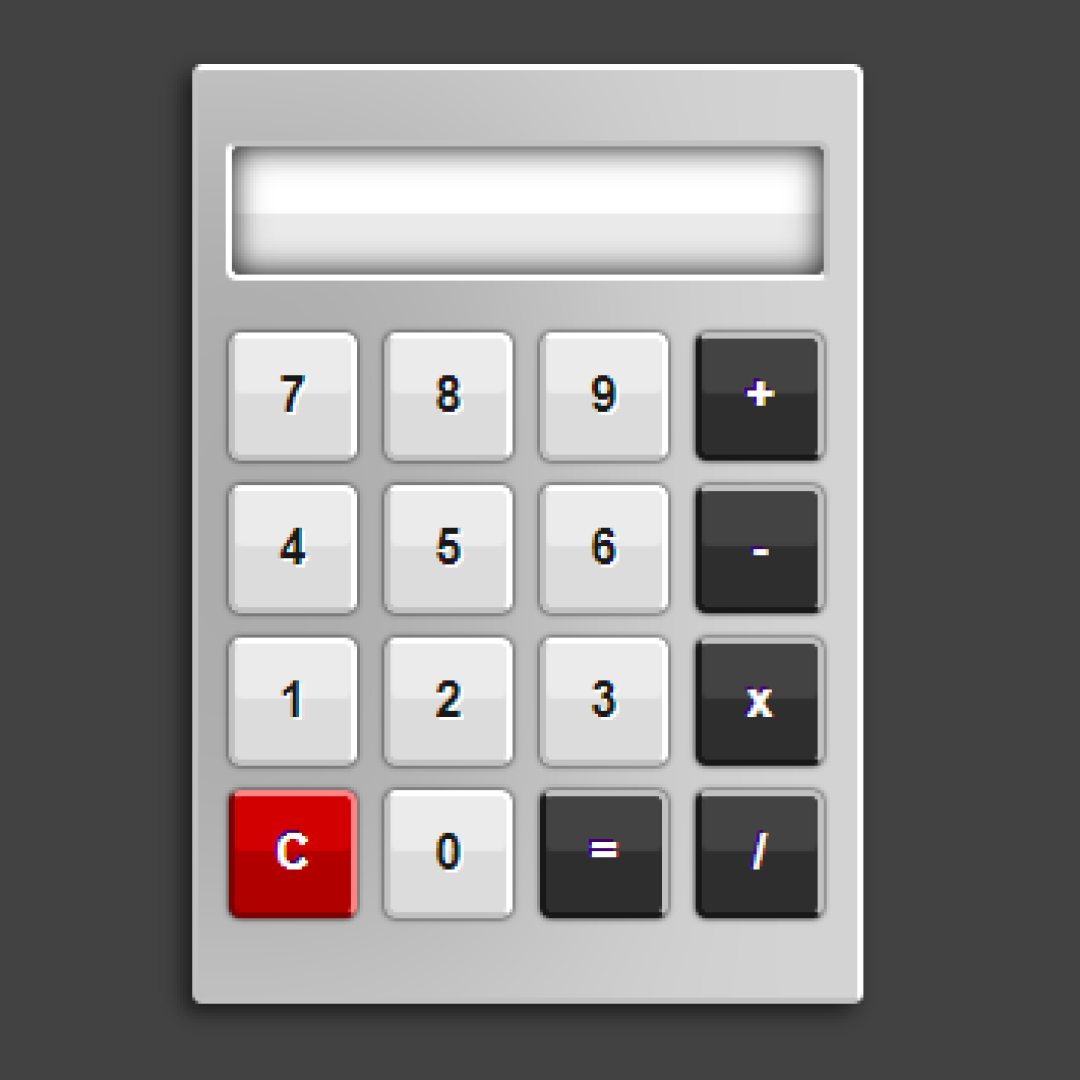 Simple online calculator using HTML and Javascript