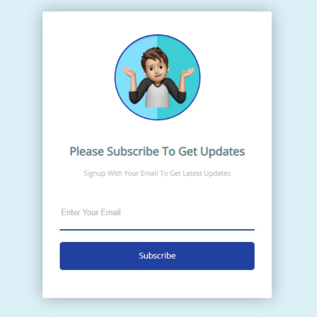 Create a Subscription Form with Personalized Messaging