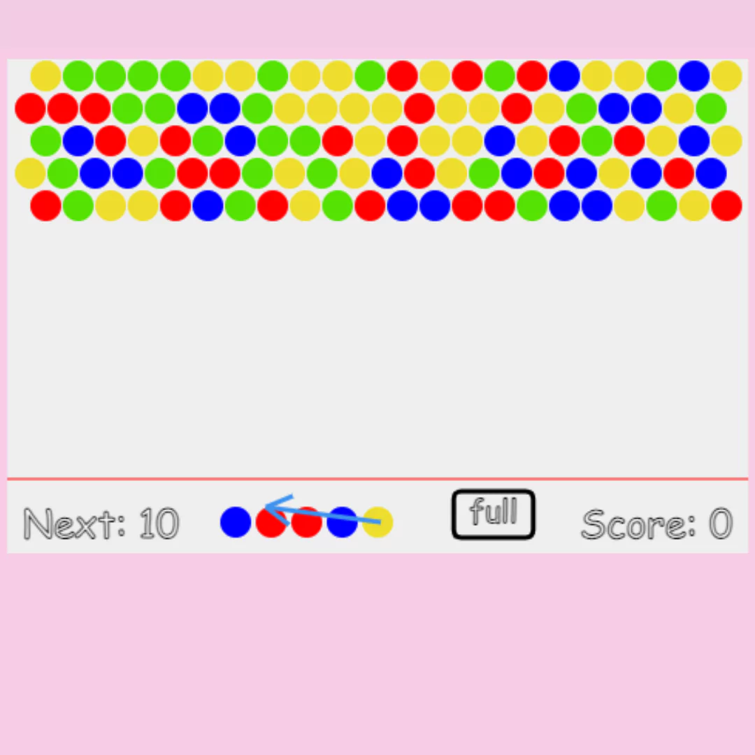 55+ Web Development Projects - Bubble Shooter Game