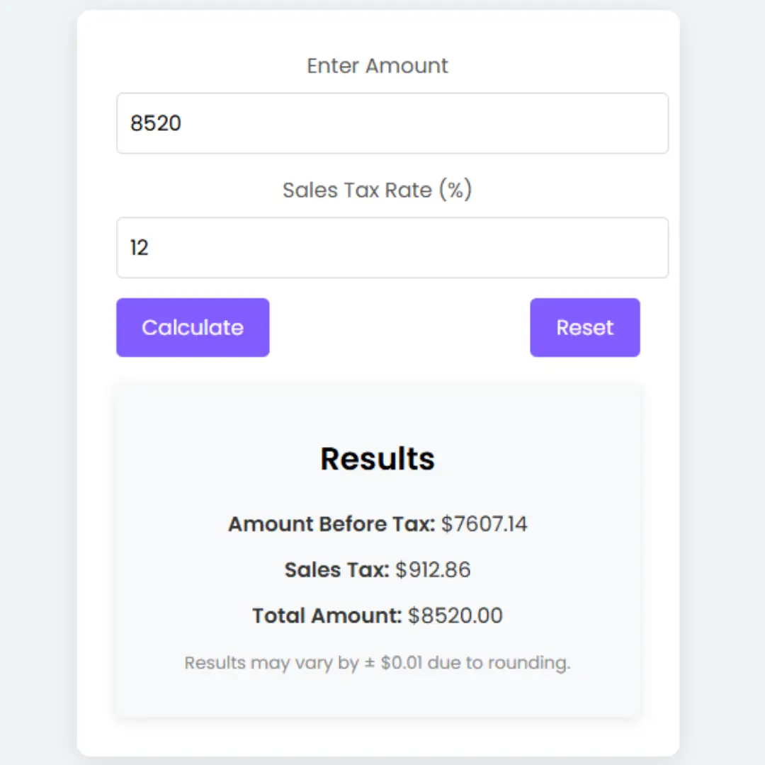 Create a Tax Calculator Using HTML, CSS, and JavaScript