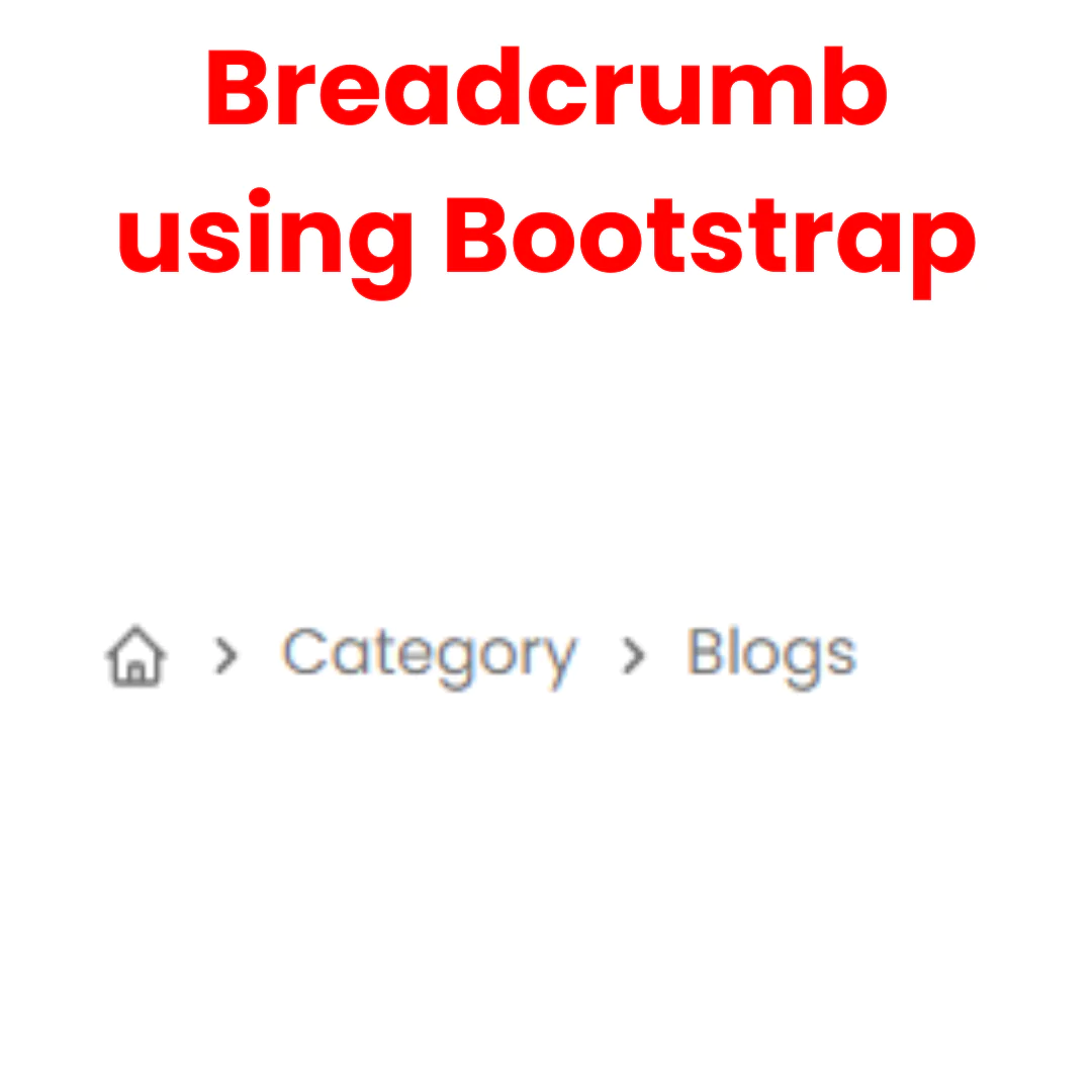 Create Bootstrap Breadcrumb Navigation | Tutorial
