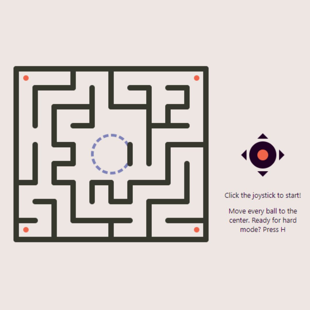 Creating a Dynamic Tilting Maze Game with HTML, CSS, and JavaScript (Source  code)