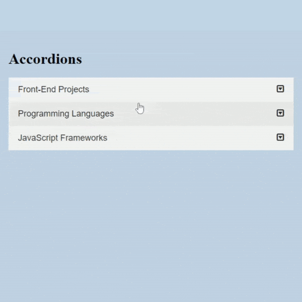 The Ultimate Guide to Creating Stunning Accordion with HTML, CSS and  JavaScript