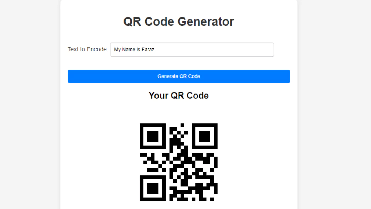 60+ Python Projects with Source Code for Practice - QR Code Generator