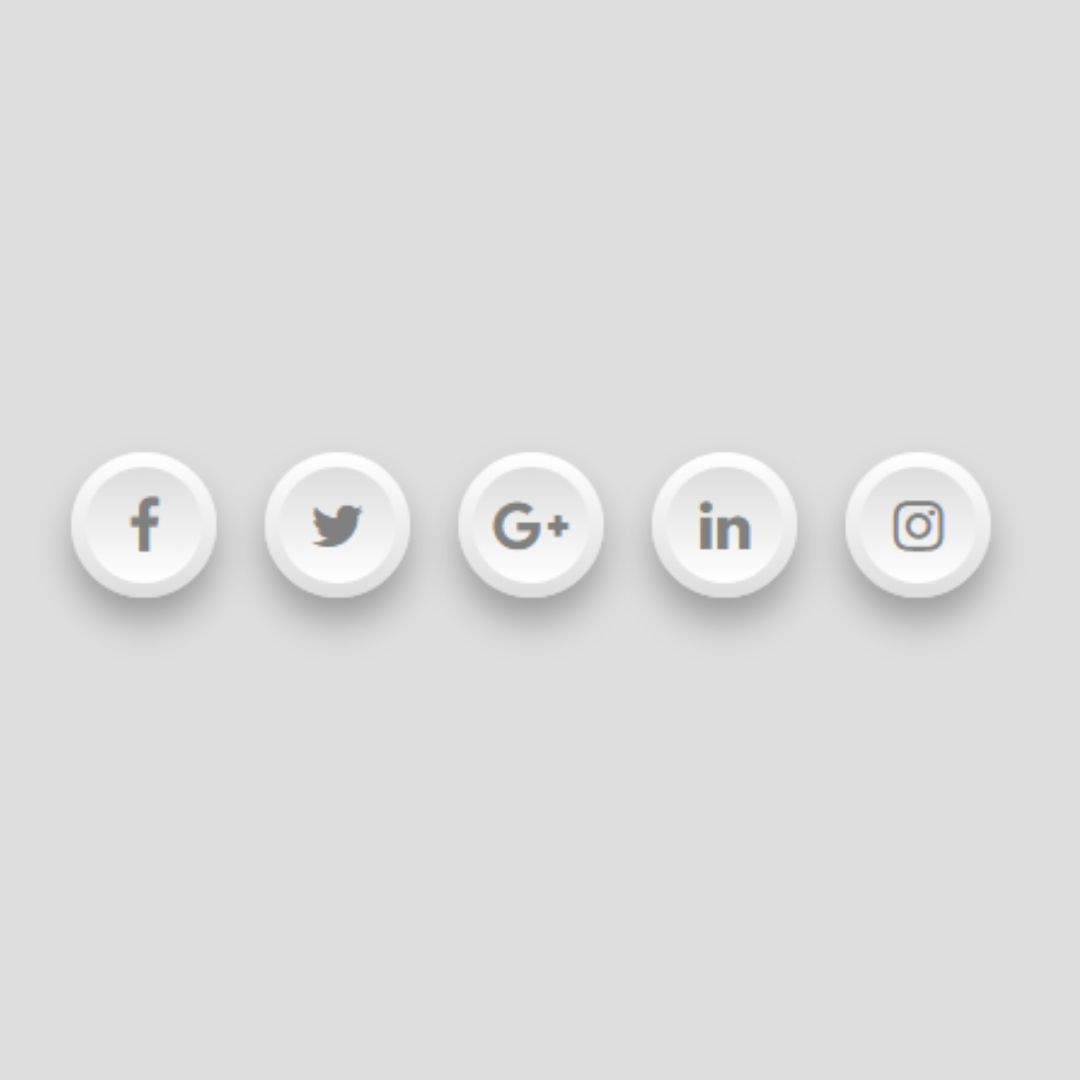 The Ultimate Guide to Skeuomorphic Social Media Buttons with HTML and CSS