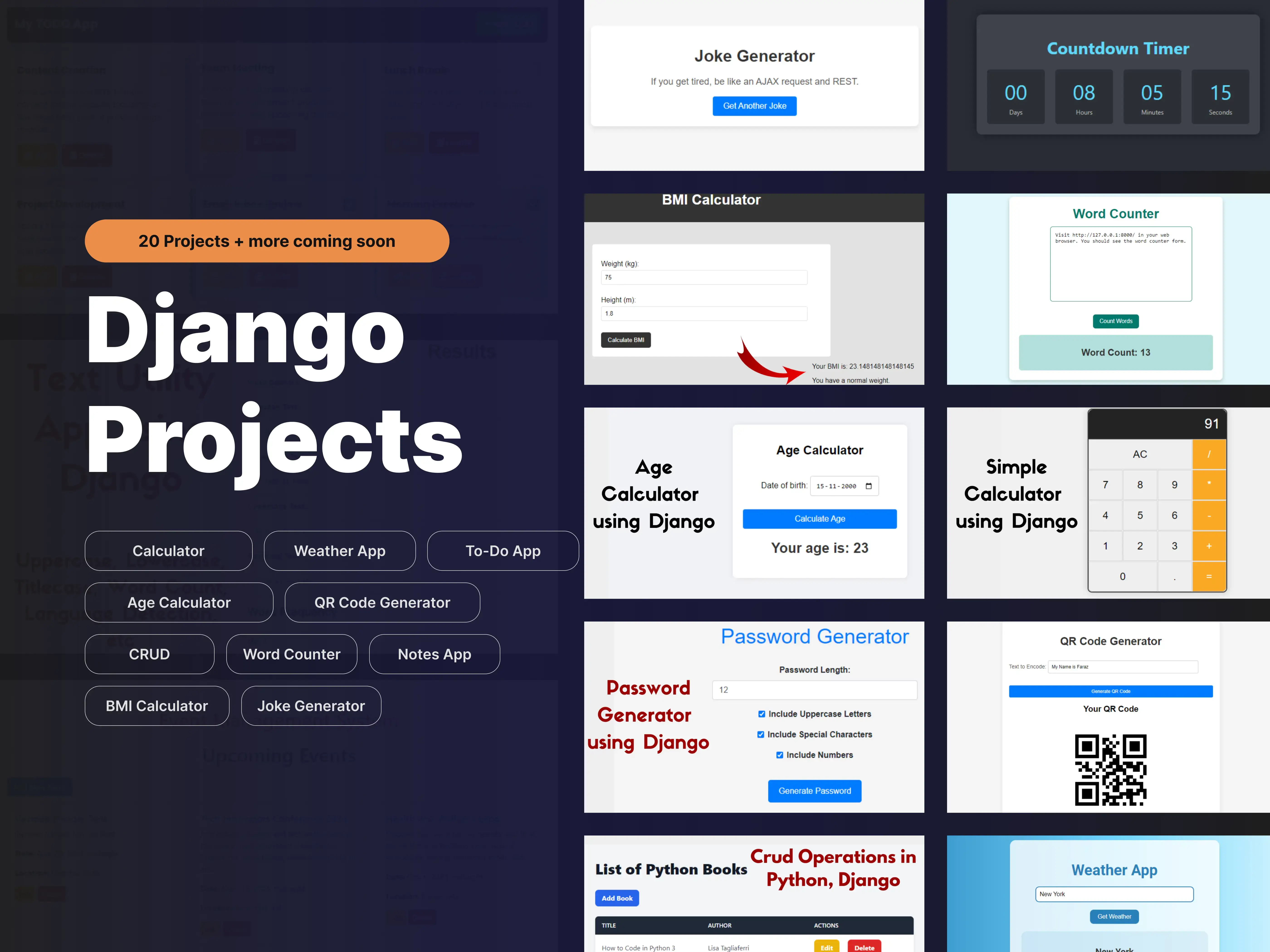 20+ Django projects with source code