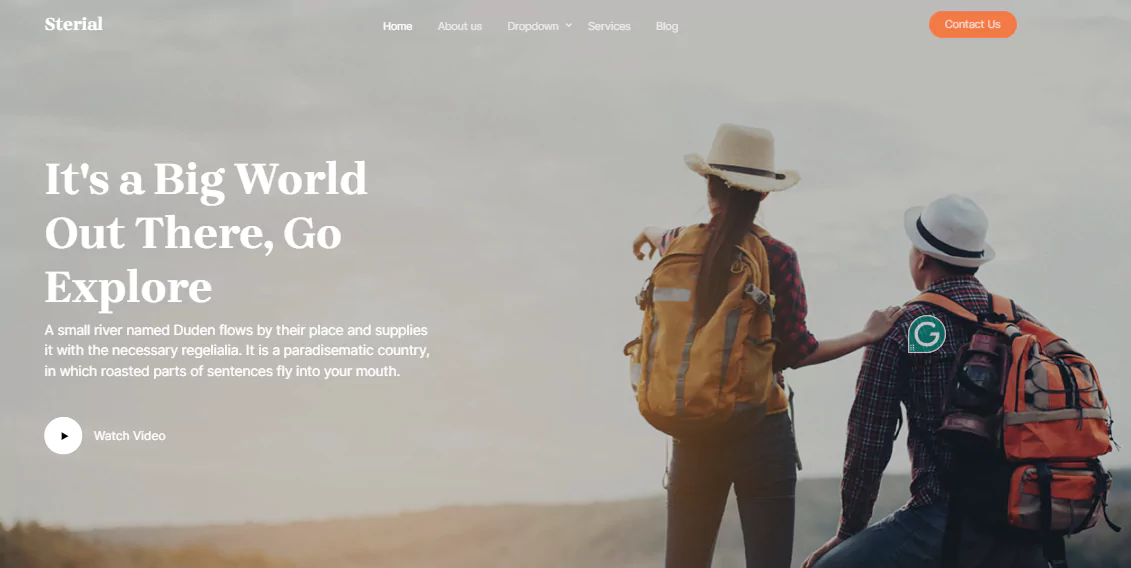bootstrap-travel-agency-website-template