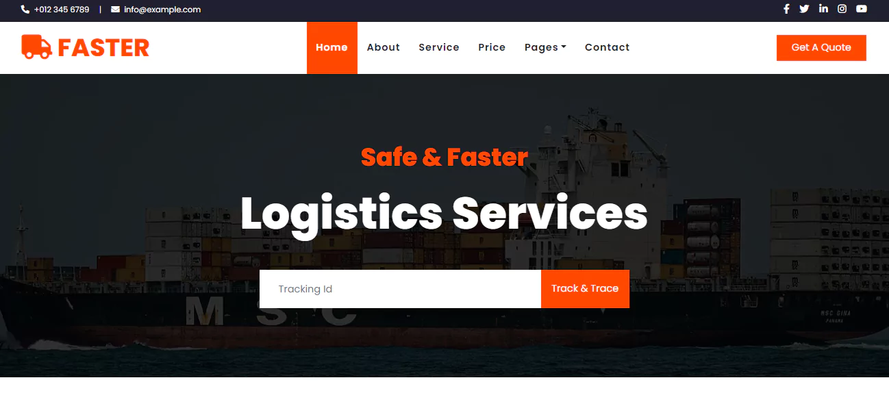 logistics-company-website-template