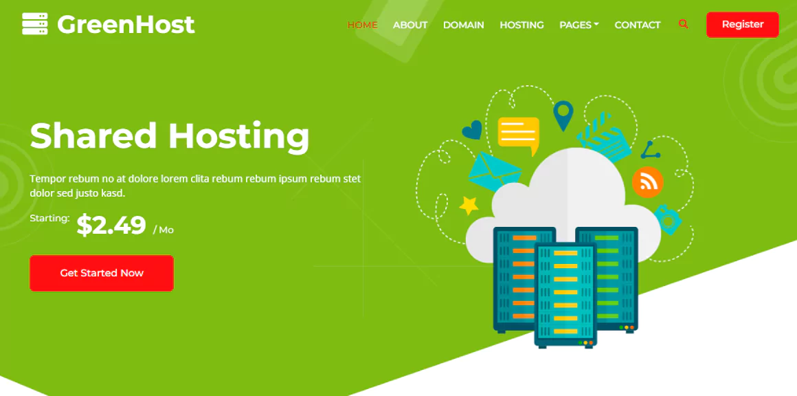 web-hosting-template