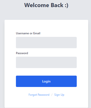 form component - lo-fi login screen - with tailwind css