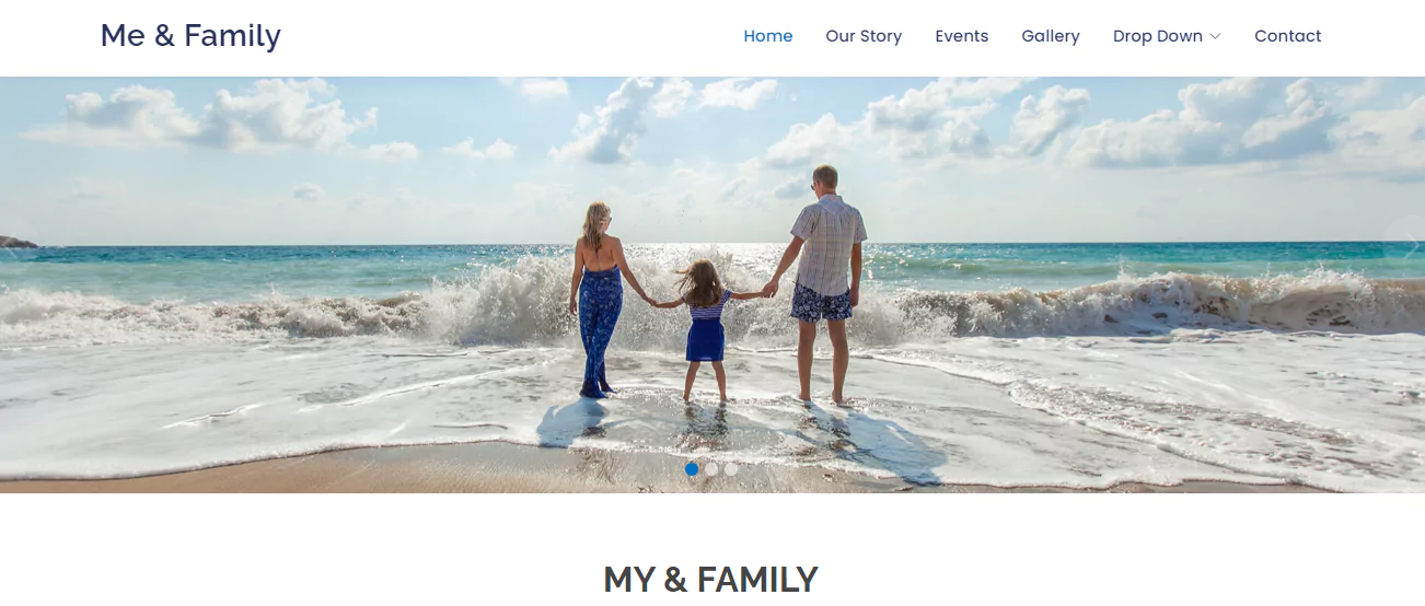 bootstrap-family-website-template