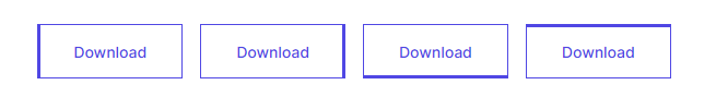 button with accent border and border expand on hover
