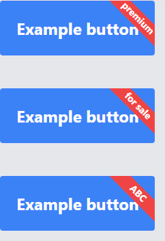 premium banner around button