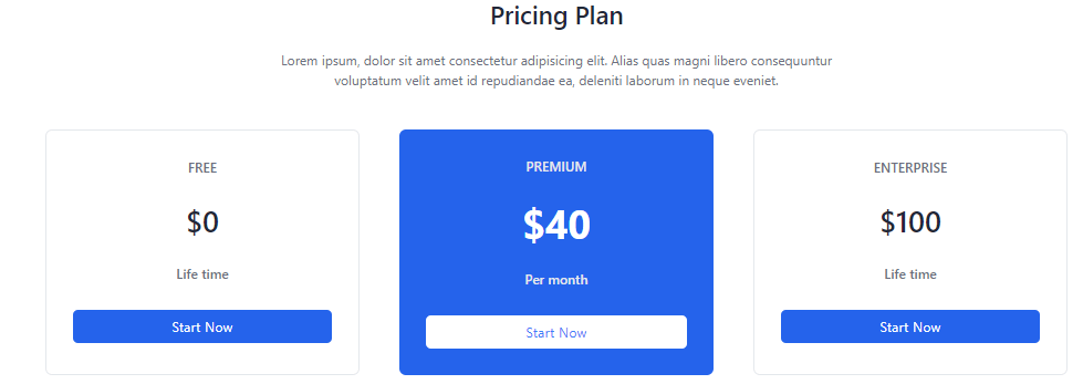 pricing simple